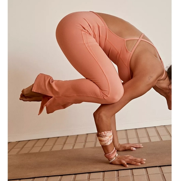 NWT Free People Heat Wave Onesie Crush Blush Size L - Picture 6 of 15